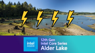 Alder Lake-Sは熱い。フルロードでは平均248Wの消費電力