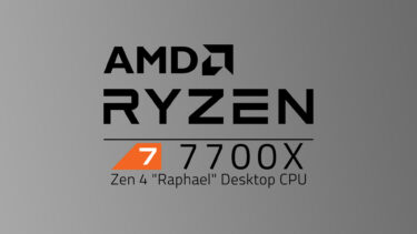 AMD Ryzen 7 7700Xのベンチマーク出現。シングルコアはRyzen 9 5950Xから19%向上