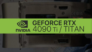 最大800WのGeForce RTX 4090 Tiの写真出現。基板は縦置きで4スロット厚