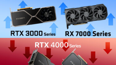 GeForce RTX 4000の販売失速中。RTX 3000やRadeonは好調で価格低下圧力に？