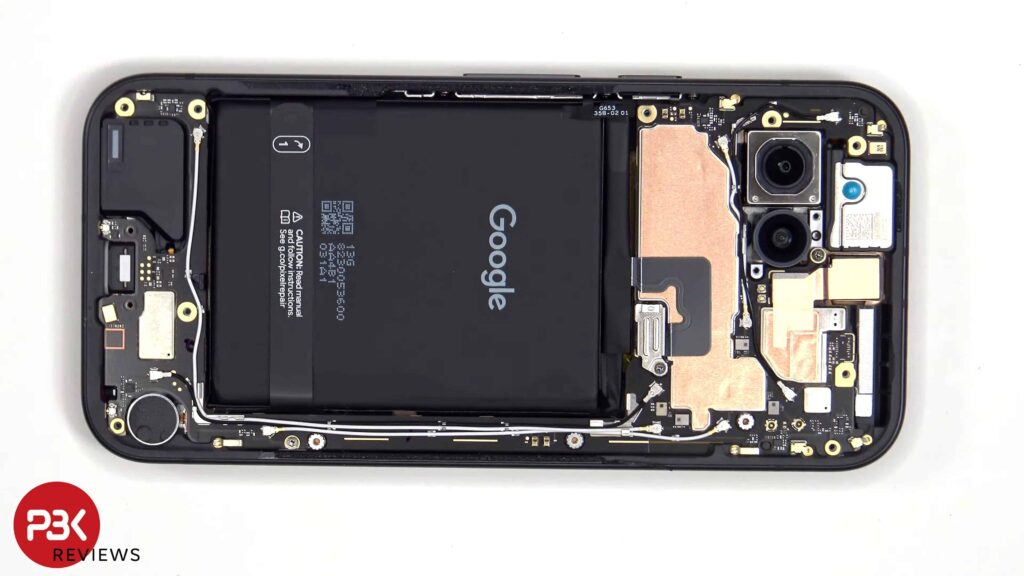 Google Pixel 9a が発売前に分解される。ベイパーチャンバーも